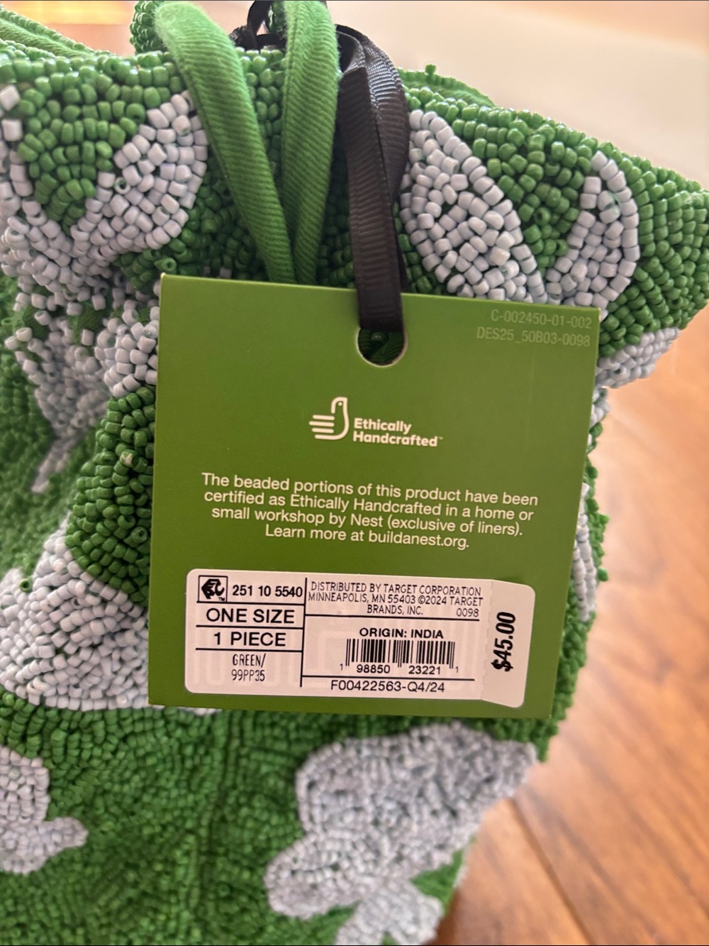 Kate Spade New York x Target - Green Beaded Handbag - Picture 7 of 7